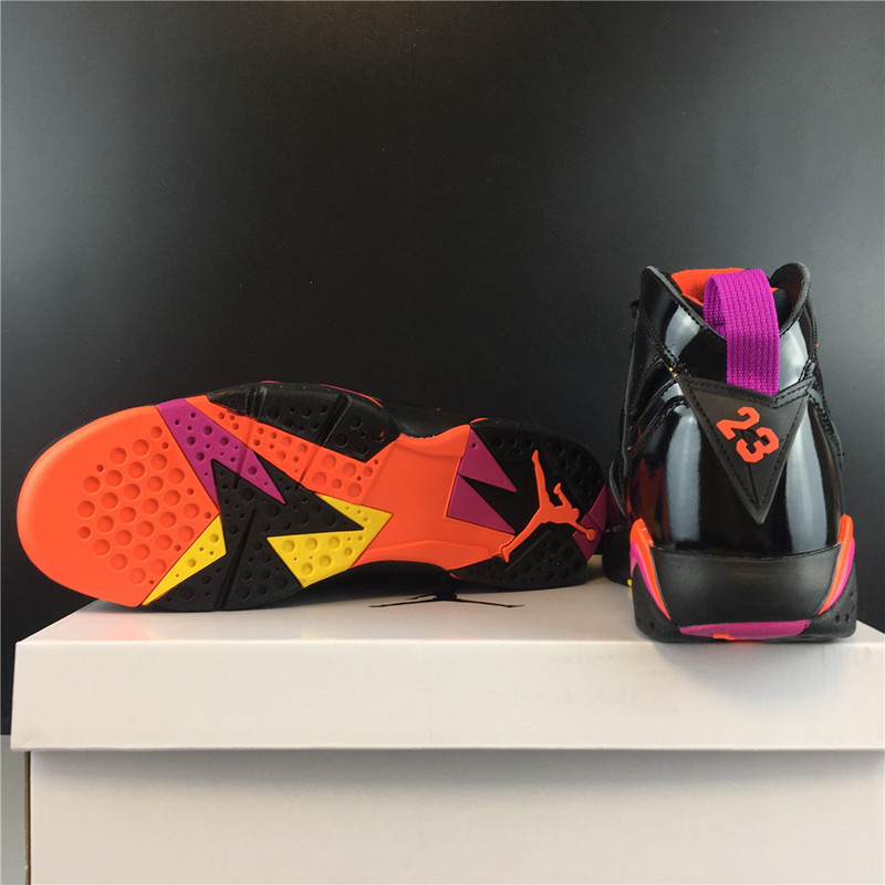 jordan 7 retro black patent (w) 313358-006