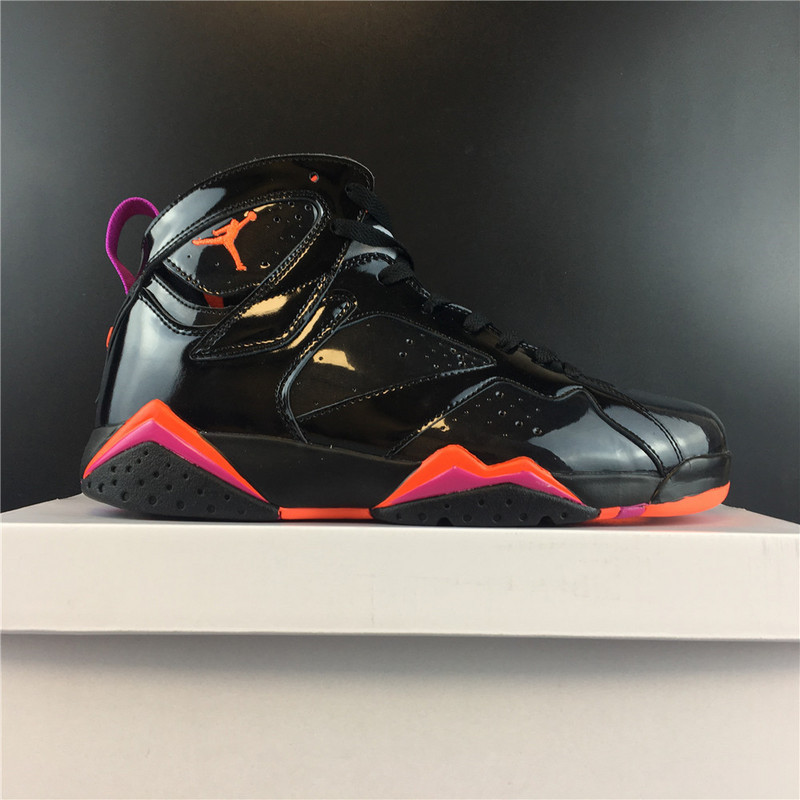 jordan 7 retro black patent (w) 313358-006