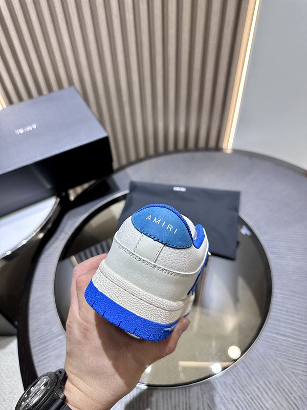 amiri skel top leather sneakers