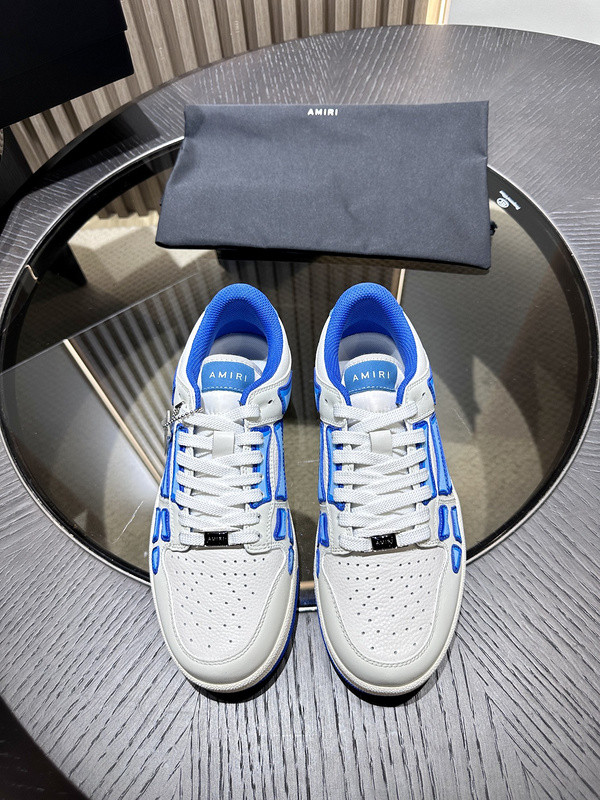 amiri skel top leather sneakers