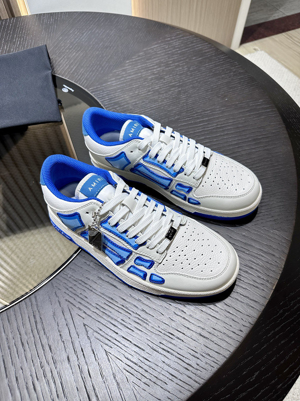 amiri skel top leather sneakers