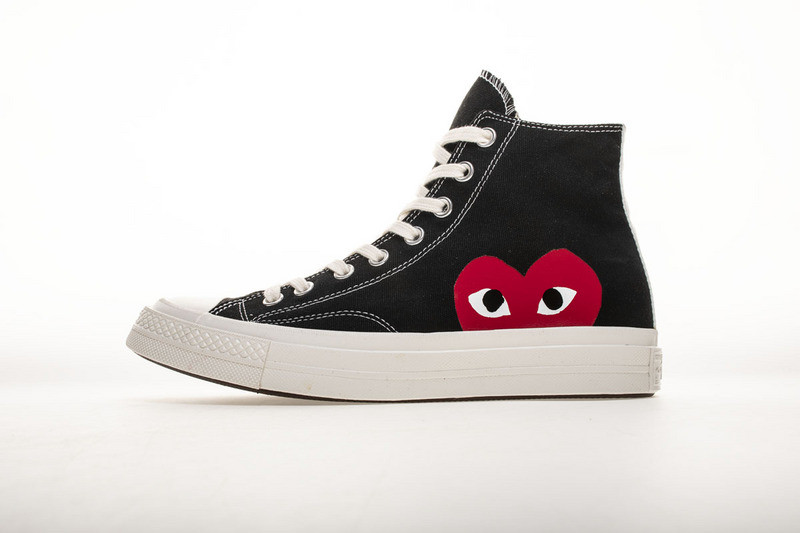 converse chuck taylor all-star 70s hi comme des garcons play black 150204c