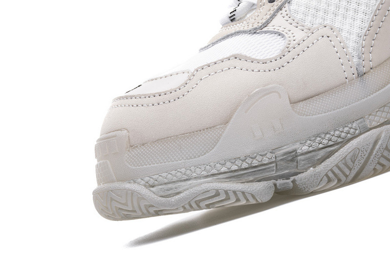 Ba*len*cia*ga triple s trainers clear sole trainer white 544351-w09e1-9000