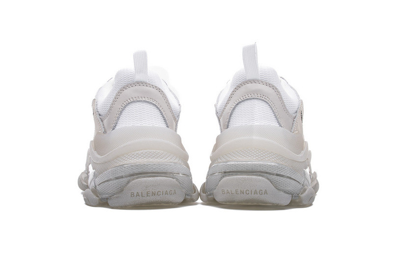 Ba*len*cia*ga triple s trainers clear sole trainer white 544351-w09e1-9000