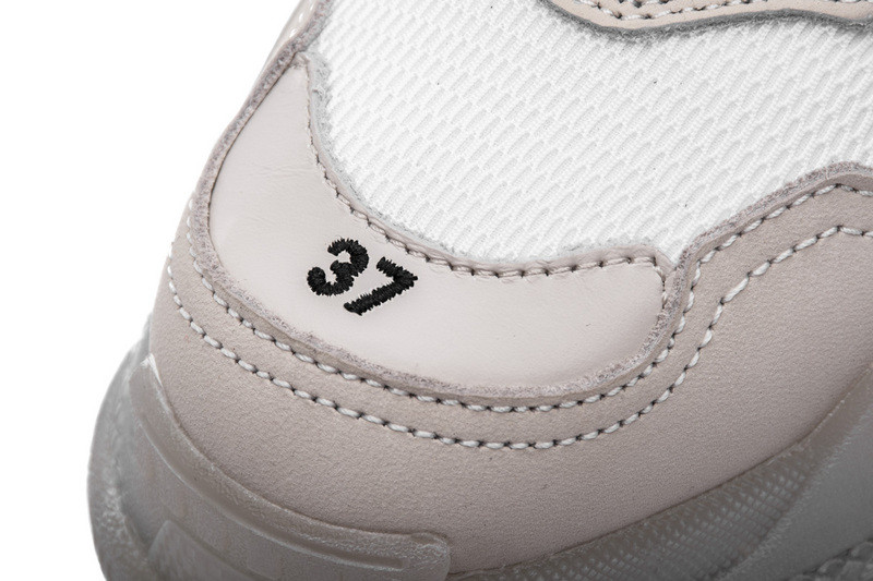 Ba*len*cia*ga triple s trainers clear sole trainer white 544351-w09e1-9000