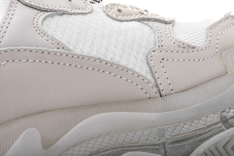 Ba*len*cia*ga triple s trainers clear sole trainer white 544351-w09e1-9000
