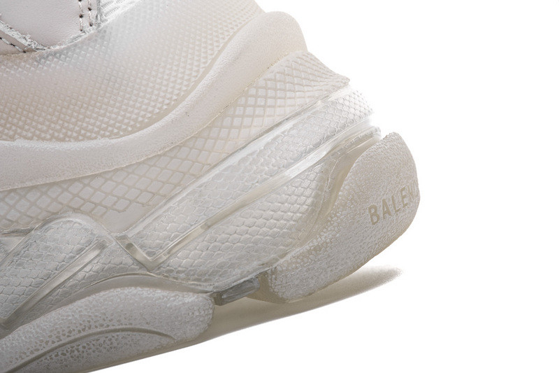 Ba*len*cia*ga triple s trainers clear sole trainer white 544351-w09e1-9000