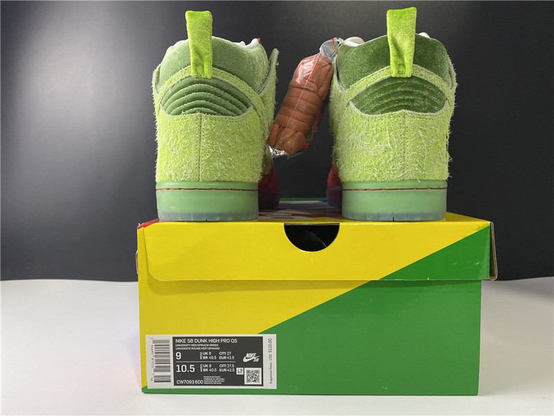 dunk sb nike sb dunk high “strawberry cough cw7093-600