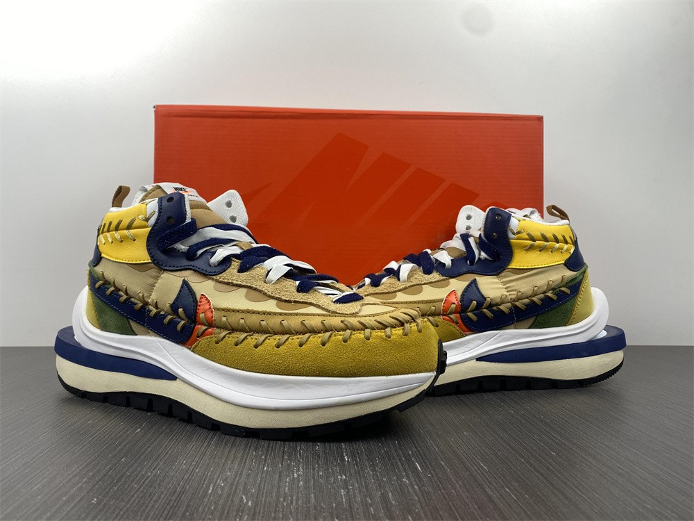 nike vaporwaffle sacai jean paul gaultier sesame blue dh9186-200