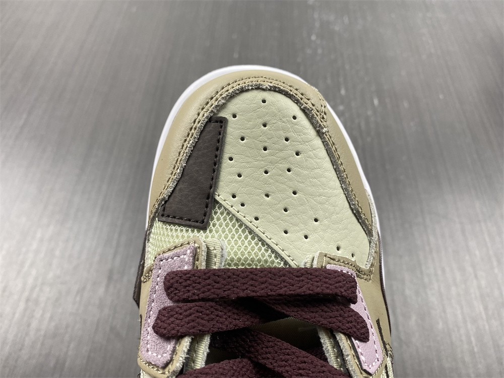 nike dunk low scrap latte - dh7450-100