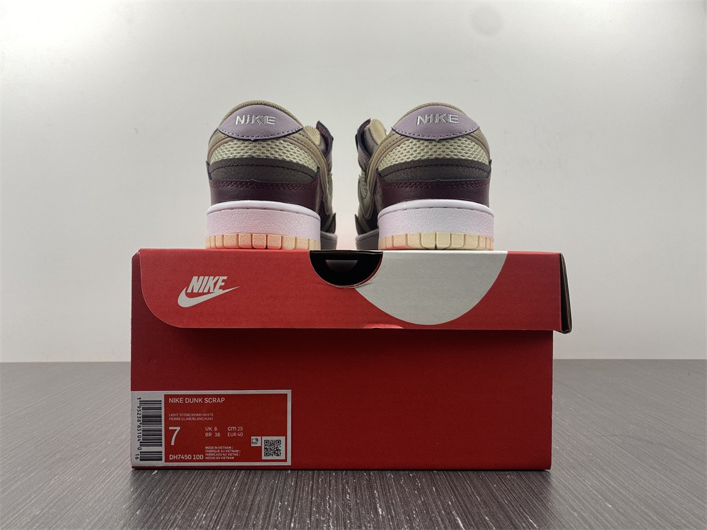 nike dunk low scrap latte - dh7450-100