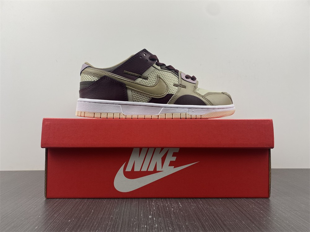 nike dunk low scrap latte - dh7450-100