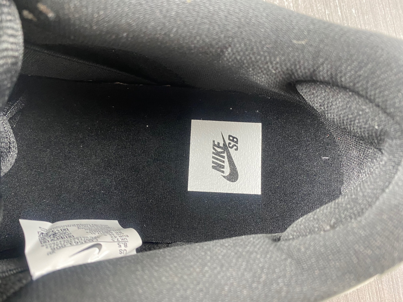 nike sb dunk low pro black gum men