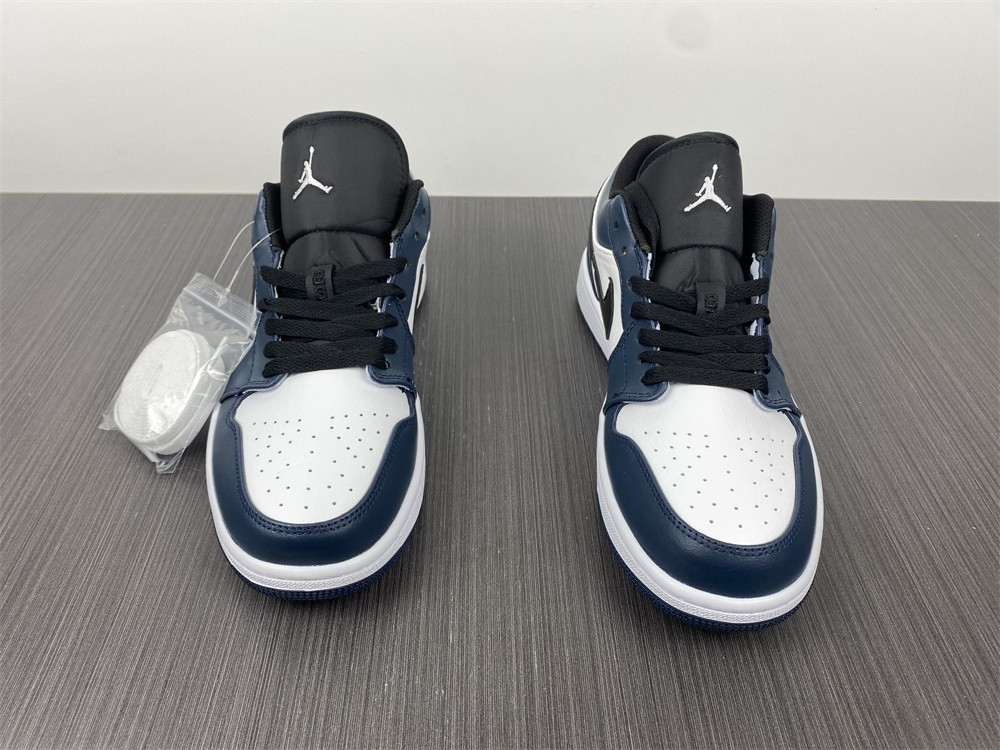 jordan 1 low dark teal - 553558-411