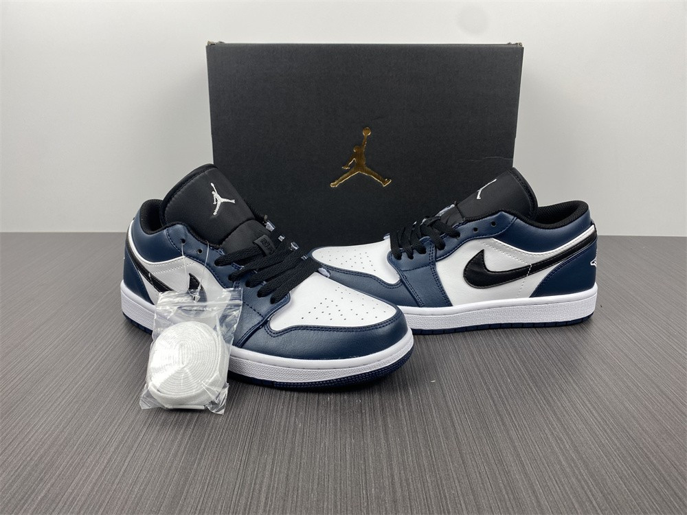 jordan 1 low dark teal - 553558-411