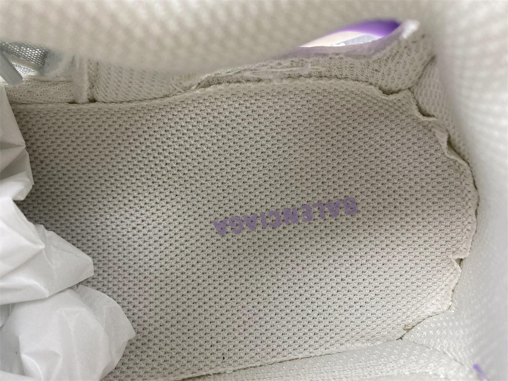 Ba*len*cia*ga track trainer 4.0 white &purple&grey