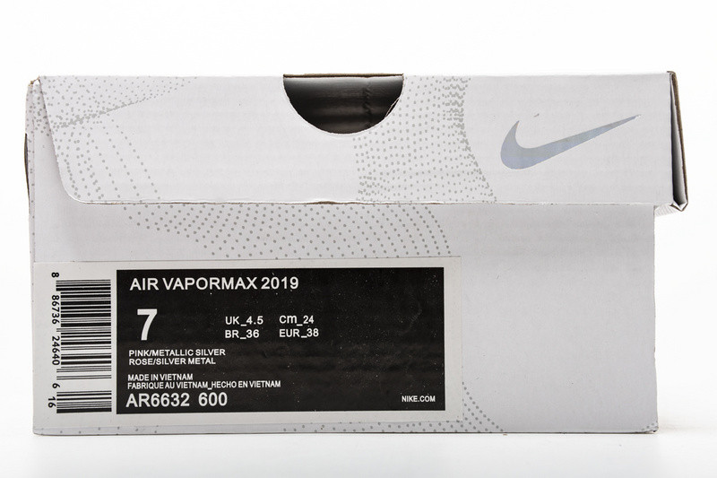 wmns nike air vapormax 2019 pink ar6632-600