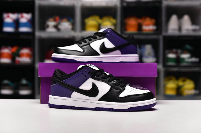 nike sb dunk low court purple men