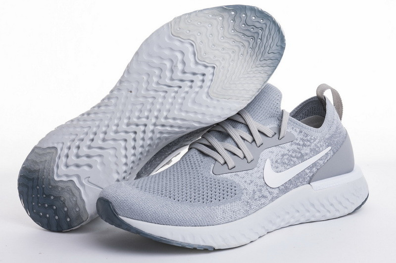 nike epic react flyknit wolf grey aq0067-002