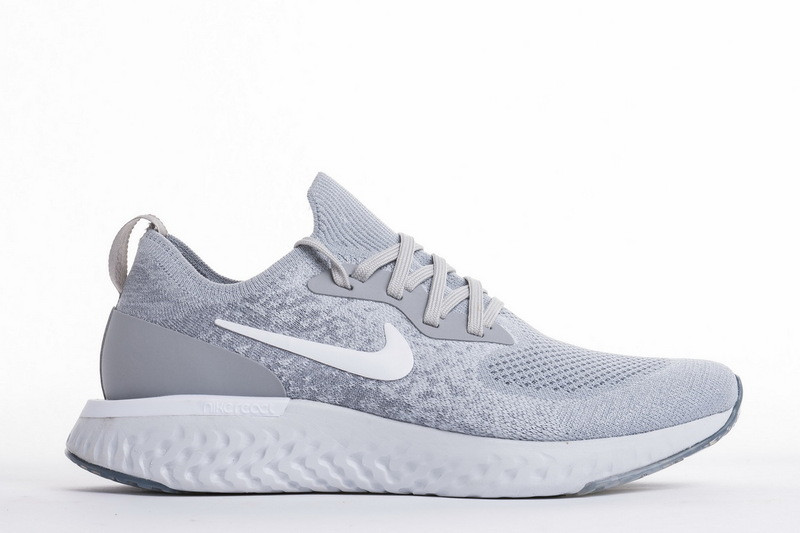 nike epic react flyknit wolf grey aq0067-002