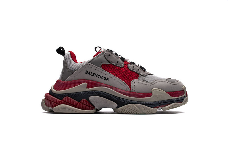Ba*len*cia*ga triple s grey/red