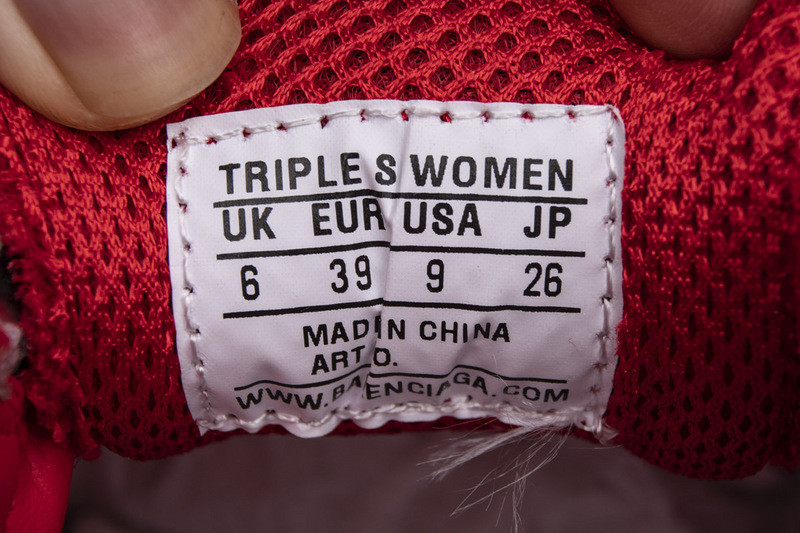 Ba*len*cia*ga triple s grey/red