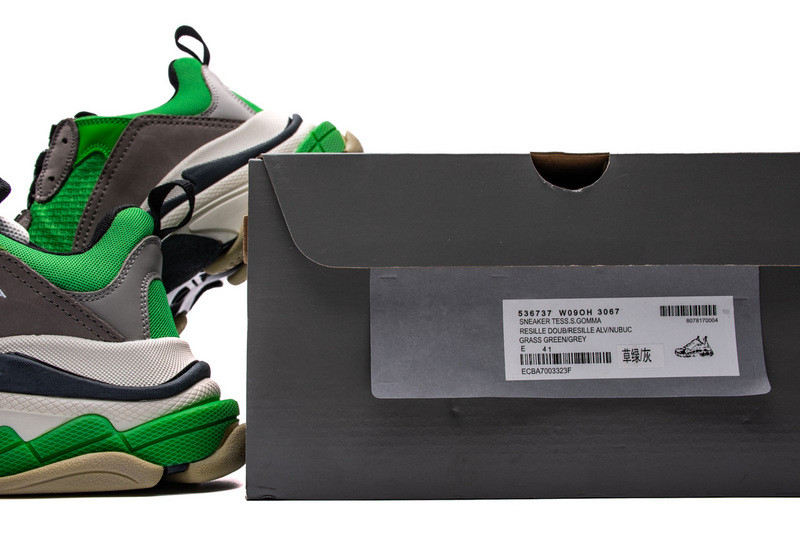 Ba*len*cia*ga triple s neon gry/green
