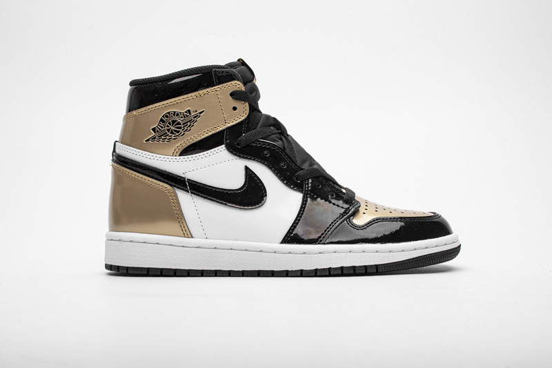jordan 1 retro high nrg patent gold toe 861428-007