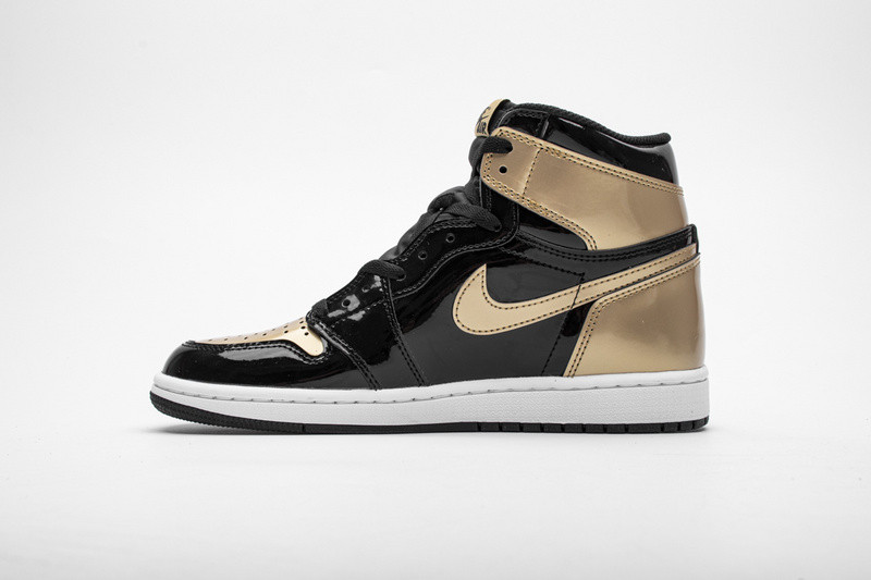 jordan 1 retro high nrg patent gold toe 861428-007