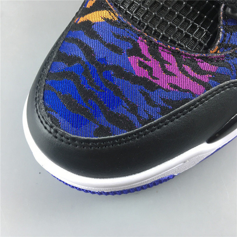 jordan 4 retro black rush violet (gs) - bq9043-005