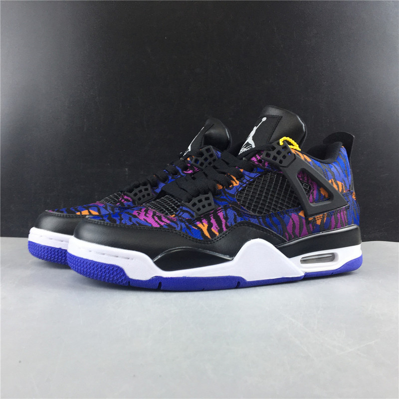 jordan 4 retro black rush violet (gs) - bq9043-005