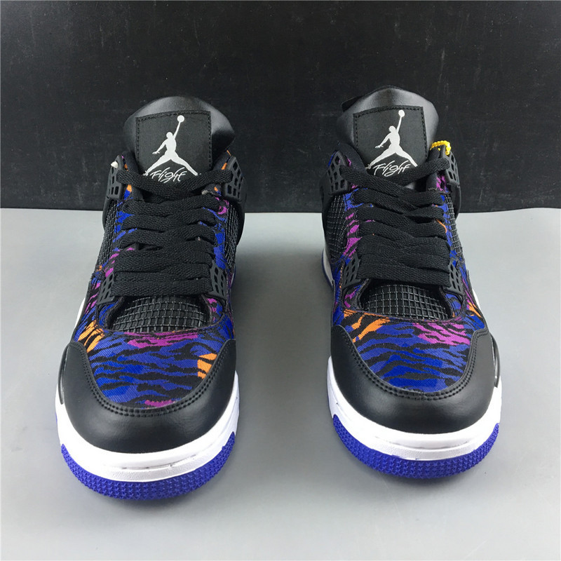 jordan 4 retro black rush violet (gs) - bq9043-005