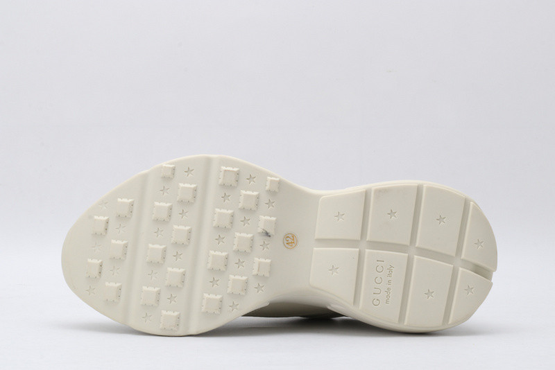 G*u*i ace embroidered low-top sneaker white with "cucci"