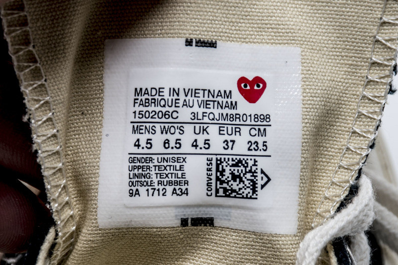 converse des garcons play chuck 70 low 150206c