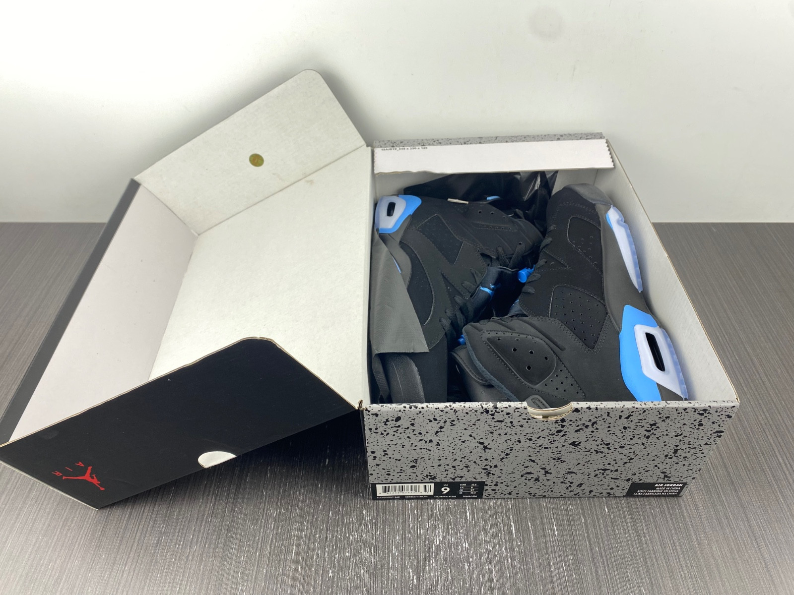 air jordan 6 “university blue” 384664-006